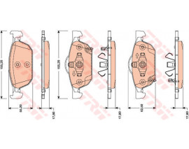 ÖN BALATA ACCORD SEDAN 2.4 08 ACCORD IX 2.0İ-2.4İ-2.2İ-DTEC 08 MEK.ŞANZ