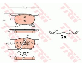 ÖN BALATA ADAM 14 CORSA E 14