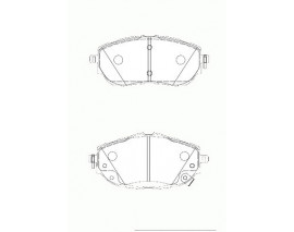 ÖN BALATA AURIS NZE18-ZRE18 COROLLA SEDAN 1.6 VVTİ-1.33-1.6-1.8 VVTİ-1.4 D4D 12 x