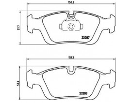 ÖN BALATA BMW E36 90-98 E46 98-05 E85 Z4 03 GDB1348 GDB1625