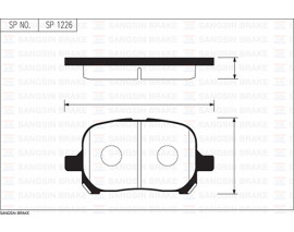 ÖN BALATA CAMRY V20 2.2-3.0 24V 96-01 GDB3277-GDB3152