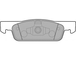 ÖN BALATA CLIO IV 0.9 TCE-1.2-1.5DCI 12 DACIA DUSTER-LOGAN II- SANDERO II 1.2-1.5DCI 12 FTE KIRMIZI KUTU
