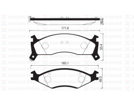 ÖN BALATA DİSK KIA SPORTAGE-RETONA 2.0 94-99 GDB3123