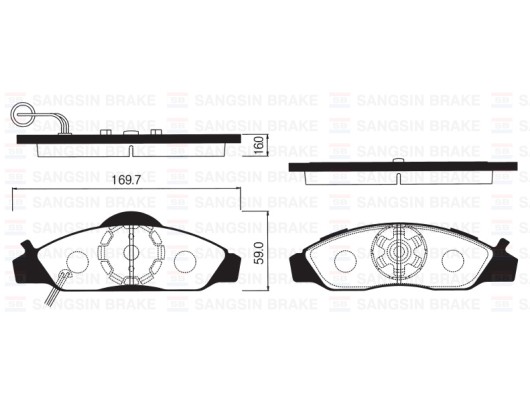 ÖN BALATA DİSK SSANGYONG MUSSO-KORANDO 02 SENSÖRLÜ GDB3134