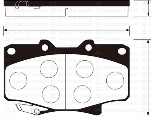 ÖN BALATA DİSK TOYOTA LAND CRUISER J7-J8 98 4RUNNER 2.4 90-96 GDB1154-GDB3383