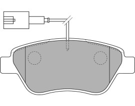ÖN BALATA DOBLO 1.3 06 FIORINO-G.PUNTO-BIPPER-CORSA-NEMO 1.3 06 LINEA 1.3 07