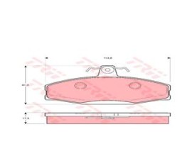 ÖN BALATA FAVORİT 91-97 FELICIA 92-01 CADDY 1.6 1.9D 96-12.00