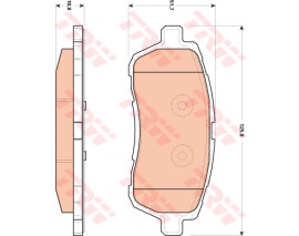 ÖN BALATA FIESTA VI 1.4-1.4TDCİ 1.6 TDCI 08 SWIFT 10 JUSTY 07 MAZDA II 07 SIRION 08