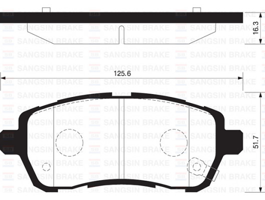 ÖN BALATA FIESTA VI 1.4-1.4TDCİ 1.6 TDCI 08 SWIFT 10 JUSTY 07 MAZDA II 07 SIRION 08 GDB1893-GDB3437