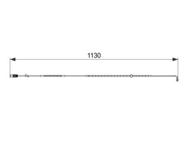 ÖN BALATA FİŞİ İKAZ KABLOSU ROVER 75 99-05 MG ZT 02-05 1120mm 1987474999-1987474999-1987474999