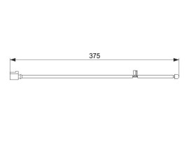 ÖN BALATA FİŞİ İKAZ KABLOSU VW TOUAREG 3.6 V6 FSI-4.2 V8 FSI 05-10 BHK-BHL