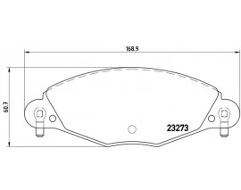 ÖN BALATA FİŞLİ B.Y TİP C5 2.0 HDİ 04 2.2 HDİ 3.0 V6 01