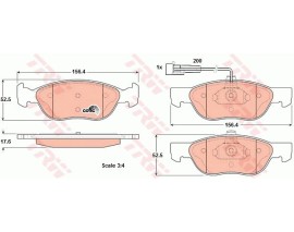 ÖN BALATA FİŞLİ BRAVA-BRAVO 95-01 MAREA 96 PUNTO 00