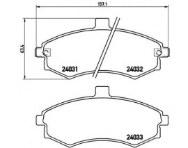 ÖN BALATA FİŞLİ ELANTRA 1.6-1.8-2.0 CRDI MATRİX 1.5 CRDİ 1.6 1.8 01 8.10