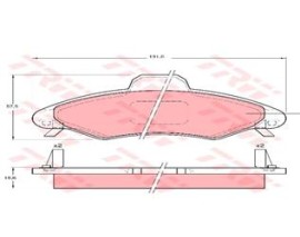 ÖN BALATA FİŞLİ ESCORT IV-V 95