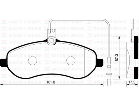 ÖN BALATA FİŞLİ EXPERT-SCUDO-JUMPY-1.6-2.0 MTJ 07 ABS SİZ GDB1718