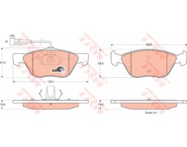ÖN BALATA FİŞLİ MAREA 2.0 BRAVO 2.0 MULTIPLA ALFA 145 146 156 1.6 1.8 2.0 JTD GTV SPIDER