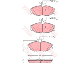 ÖN BALATA FİŞLİ P406 2.0-2.1 TD 94-04 306 GTİ 93-01 XANTIA XM