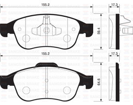 ÖN BALATA FLUENCE-DUSTER 2010 MGN III 09 1.6 16V-2.0 16V-1.5 DCI- SCENIC III 09 LODGY GDB1789 440603905R-410607115R-WVA24914