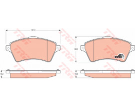 ÖN BALATA FREELANDER 1.8 16V 00 06 2.0TD4 00 06 2.5 V6 00 06 RANGEROVER 3.0TD6 02 12