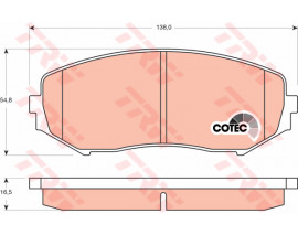 ÖN BALATA GRAND VITARA 1.6 05 2.0 05 1.9 DDİS 05 2.4 09 3.2 09
