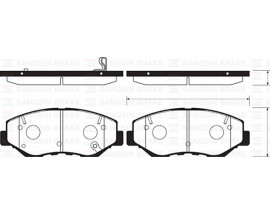 ÖN BALATA HONDA CRV I-II-III 2.0 2.2 99-06 GDB3325