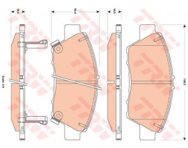 ÖN BALATA HONDA JAZZ III 1.2 1.3 07 CR-Z 1.5 010 INSIGHT 1.3 HYBRID 09