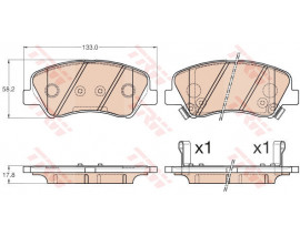 ÖN BALATA HYUNDAI ACCENT BLUE 1.4 1.6CRDİ 11 RIO 1.1 1.25 1.4 CVVT 1.4CRDİ 12