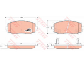 ÖN BALATA HYUNDAI İ10-1.0 1.1-1.2 08 11 KIA PICANTO 1.0-1-1 08