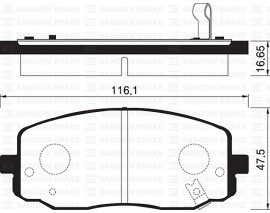 ÖN BALATA HYUNDAI İ10-1.1-1.2-KIA PICANTO 1.0-1-1 08 GDB3369-GDB3510