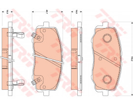 ÖN BALATA HYUNDAI İ20 1.2 1.4 1.6 1.4CRDİ 1.6CRDİ 08 ESP SİZ ARAÇLAR İÇİN