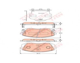 ÖN BALATA HYUNDAI İX35 2.0-2.0 CRDİ 10 CARENS III 06 SPORTAGE 06 D4EAD1B MOTOR İÇİN TUCSON 10