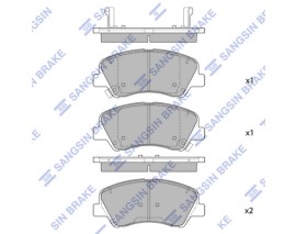 ÖN BALATA I20 14 ÜSTTEN DELİKLİ