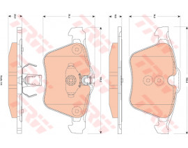 ÖN BALATA JAGUAR STYPE 01-08 -XF 08 XF SPORTBRAKE 12 XJ 09 XK 06