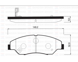 ÖN BALATA KIA SPORTAGE 2.0 2.0i 16V 2.0TD 94-03 GDB3241