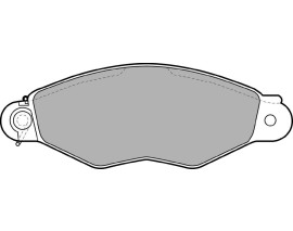 ÖN BALATA KNG 1.9D 97-03 -KNG 1.5DCİ 01-10 -XSARA 1.4İ-1.5D 97-05 130.75x47.3x17 7701206811-4251.66-4106000QAG-4251.69