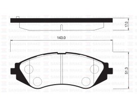 ÖN BALATA LACETTI 1.4-1.6-1.8 04 GDB3347-GDB3171-GDB3345
