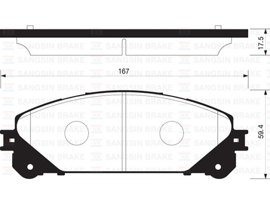 ÖN BALATA LEXUS RX350-RX450 10 TOYOTA HIGHLANDER 08 GDB3484