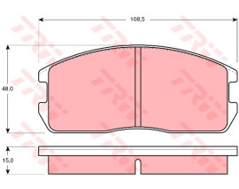 ÖN BALATA MITSUBISHI LANCER 83-92 COLT 82-92