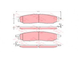 ÖN BALATA NAVARA 2.5 DCI 05-10 QASHQAL 07-11 KALEOS 2.5 2.0DCİ 08 PATHIFINDER 05-10 INFINITI