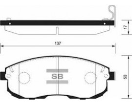 ÖN BALATA NISSAN JUKE 10 350 Z 03 MAXIMA QX 88 99 2.0I PULSAR 14 SUZUKI SX4 06