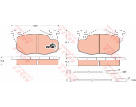 ÖN BALATA P106 91 P306 1.4 1.6 93/01 SAXO AX ZX C15 FİŞLİ