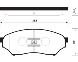 ÖN BALATA PAJERO PININ 1.8-2.0 99 GDB3270
