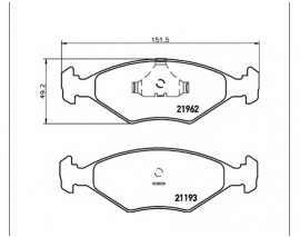 ÖN BALATA PALIO-SIENA 1.4 ALBEA 96 GDB958