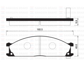 ÖN BALATA PICK-UP KING CAB D22 2.4 2.5D Dİ 2.5TD 3.2D 98 VANETTA 86-95 GDB766