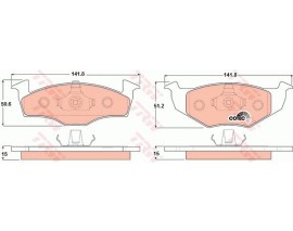 ÖN BALATA POLO 95-9.01 IBIZA 96-2.02 CORDOBA 96-2.02 GOLF III 91-97