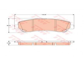 ÖN BALATA QASHQAI 1.5 DCİ-1.6-2.0-2.0 DCİ 07 XTRAIL 2.0-2.0 DCİ-2.5 07 KOLEOS 2.0 DCI 08