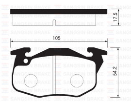 ÖN BALATA R9-R11-R19 CLIO-EXP-P106-P206 GDB327-GDB1033-GDB1277