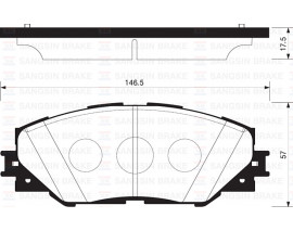 ÖN BALATA RAV4 III 2.0 VVT-İ-2.2D-4D-2.2D-CAT 06 GDB3424