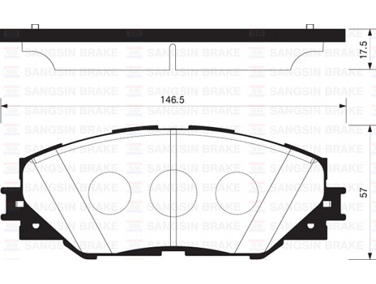 ÖN BALATA RAV4 III 2.0 VVT-İ-2.2D-4D-2.2D-CAT 06 GDB3424